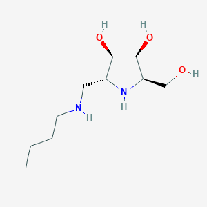 (2R,3R,4S,5R)-2-((Butylamino)methyl)-5-(hydroxymethyl)pyrrolidine-3,4-diol