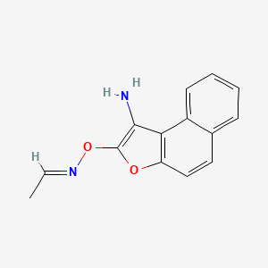 Acetaldehyde O-(1-aminonaphtho[2,1-b]furan-2-yl) oxime