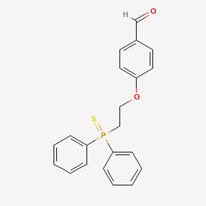 4-(2-(Diphenylphosphorothioyl)ethoxy)benzaldehyde