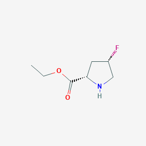 (2S,4S)-Ethyl 4-fluoropyrrolidine-2-carboxylate