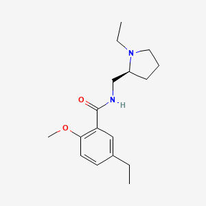 (S)-5-Ethyl-N-((1-ethylpyrrolidin-2-yl)methyl)-2-methoxybenzamide