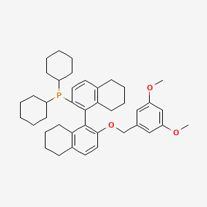 (1R)-Dicyclohexyl(2'-((3,5-dimethoxybenzyl)oxy)-5,5',6,6',7,7',8,8'-octahydro-[1,1'-binaphthalen]-2-yl)phosphine