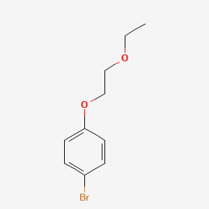 molecular formula C10H13BrO2 B1289039 1-溴-4-(2-乙氧基乙氧基)苯 CAS No. 39255-20-4