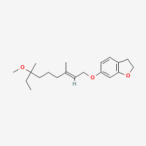 6-((7-Methoxy-3,7-dimethylnon-2-en-1-yl)oxy)-2,3-dihydrobenzofuran