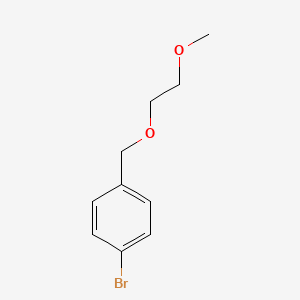 molecular formula C10H13BrO2 B1289044 1-溴-4-((2-甲氧基乙氧基)甲基)苯 CAS No. 166959-29-1