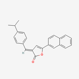 3-(4-Isopropylbenzylidene)-5-(naphthalen-2-yl)furan-2(3H)-one