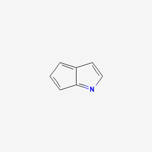 molecular formula C7H5N B12890464 Cyclopenta[b]pyrrole CAS No. 250-36-2