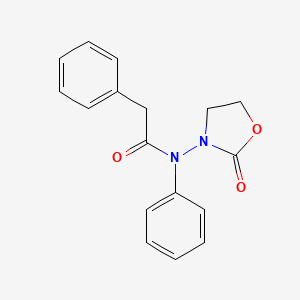 N-(2-Oxo-1,3-oxazolidin-3-yl)-N,2-diphenylacetamide