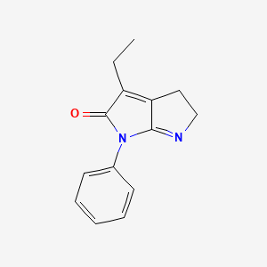 3-Ethyl-1-phenyl-4,5-dihydropyrrolo[2,3-b]pyrrol-2(1H)-one