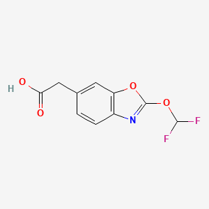 2-(Difluoromethoxy)benzo[d]oxazole-6-acetic acid