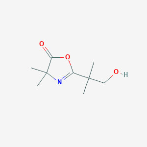 2-(1-Hydroxy-2-methylpropan-2-yl)-4,4-dimethyl-1,3-oxazol-5(4H)-one