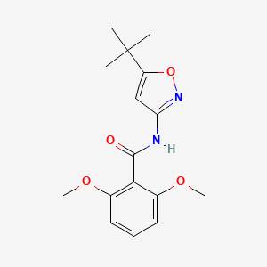 N-(5-tert-Butyl-1,2-oxazol-3-yl)-2,6-dimethoxybenzamide