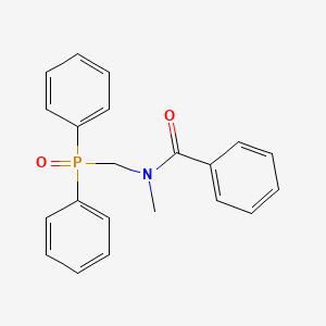 molecular formula C21H20NO2P B12890587 Benzamide, N-[(diphenylphosphinyl)methyl]-N-methyl- CAS No. 144175-19-9