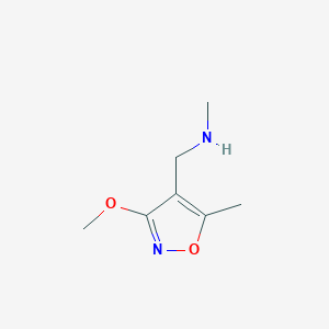 1-(3-Methoxy-5-methylisoxazol-4-yl)-N-methylmethanamine