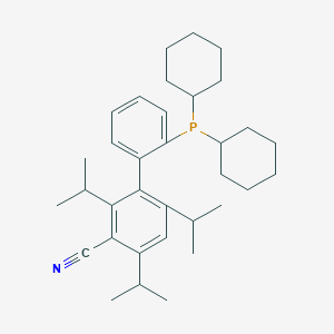 2'-(Dicyclohexylphosphino)-2,4,6-triisopropyl-[1,1'-biphenyl]-3-carbonitrile