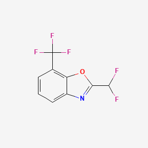 2-(Difluoromethyl)-7-(trifluoromethyl)benzo[d]oxazole