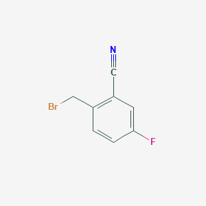 B1289064 2-(Bromomethyl)-5-fluorobenzonitrile CAS No. 217661-27-3