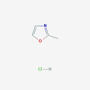 molecular formula C4H6ClNO B12890660 2-Methyloxazole hydrochloride 