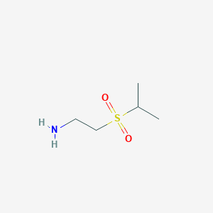 molecular formula C5H13NO2S B1289069 2-(Isopropylsulfonyl)ethanamine CAS No. 320337-16-4