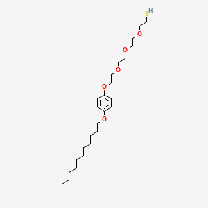 2-(2-(2-(2-(4-(Dodecyloxy)phenoxy)ethoxy)ethoxy)ethoxy)ethanethiol