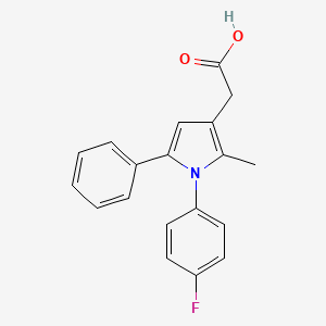 1H-Pyrrole-3-acetic acid, 1-(4-fluorophenyl)-2-methyl-5-phenyl-