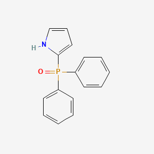 molecular formula C16H14NOP B12890705 2-(Diphenylphosphoryl)-1H-pyrrole CAS No. 62754-68-1