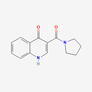 3-(Pyrrolidine-1-carbonyl)quinolin-4(1H)-one