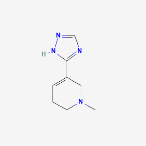 1-Methyl-5-(1H-1,2,4-triazol-5-yl)-1,2,3,6-tetrahydropyridine