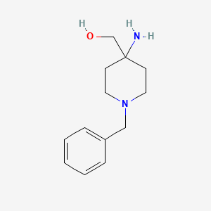 molecular formula C13H20N2O B1289077 (4-氨基-1-苄基哌啶-4-基)甲醇 CAS No. 312928-52-2
