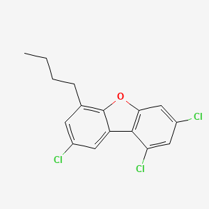 Dibenzofuran, 6-butyl-1,3,8-trichloro-