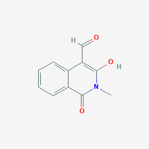 molecular formula C11H9NO3 B12890794 4-(Hydroxymethylidene)-2-methylisoquinoline-1,3(2H,4H)-dione CAS No. 61378-75-4