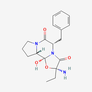 (1S,2S,4R,7S)-4-amino-7-benzyl-4-ethyl-2-hydroxy-3-oxa-6,9-diazatricyclo[7.3.0.02,6]dodecane-5,8-dione