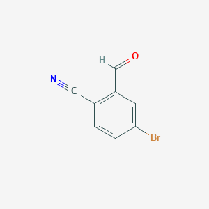 molecular formula C8H4BrNO B1289086 4-溴-2-甲酰基苯甲腈 CAS No. 713141-12-9