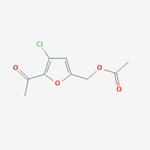 (5-Acetyl-4-chlorofuran-2-yl)methyl acetate