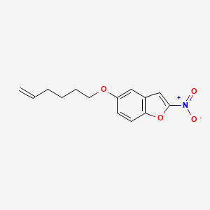 5-[(Hex-5-en-1-yl)oxy]-2-nitro-1-benzofuran