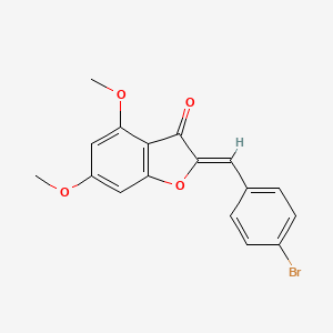 (Z)-2-(4-Bromobenzylidene)-4,6-dimethoxybenzofuran-3(2H)-one