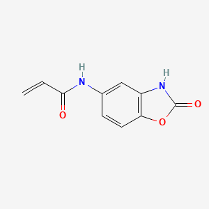 molecular formula C10H8N2O3 B12890921 N-(2-Oxo-2,3-dihydrobenzo[d]oxazol-5-yl)acrylamide 