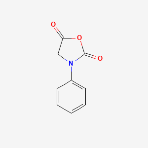 molecular formula C9H7NO3 B12890923 3-Phenyl-1,3-oxazolidine-2,5-dione CAS No. 490-56-2