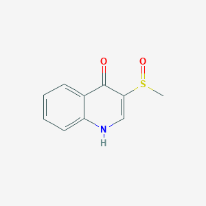 3-(Methanesulfinyl)quinolin-4(1H)-one