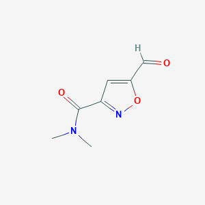 5-formyl-N,N-dimethylisoxazole-3-carboxamide