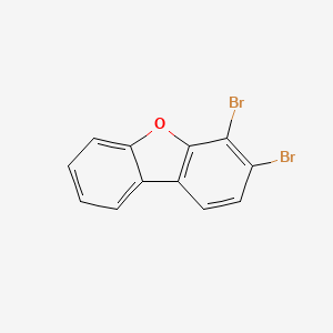 molecular formula C12H6Br2O B12891002 3,4-Dibromo-dibenzofuran CAS No. 617707-32-1