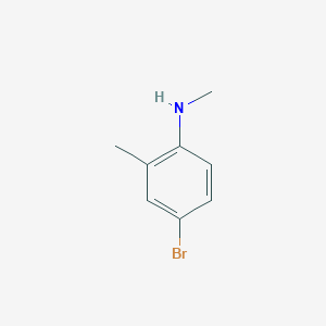 molecular formula C8H10BrN B1289101 4-bromo-N,2-dimethylaniline CAS No. 59557-89-0
