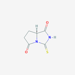 (S)-3-Thioxotetrahydro-1H-pyrrolo[1,2-c]imidazole-1,5(6H)-dione