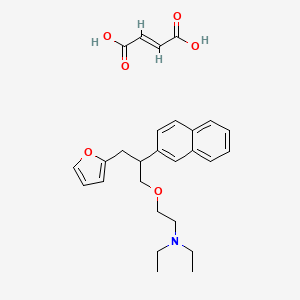 2-(2-Furfuryl-2-naphthylethoxy)triethylamine fumarate