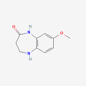 molecular formula C10H12N2O2 B1289110 8-甲氧基-4,5-二氢-1H-苯并[b][1,4]二氮杂卓-2(3H)-酮 CAS No. 36093-58-0