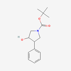 tert-Butyl 3-hydroxy-4-phenylpyrrolidine-1-carboxylate