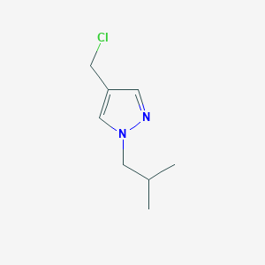 4-(Chloromethyl)-1-isobutyl-1h-pyrazole