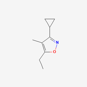 3-Cyclopropyl-5-ethyl-4-methylisoxazole