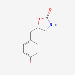 5-((4-Fluorophenyl)methyl)-2-oxazolidinone