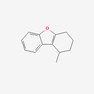 molecular formula C13H14O B12891209 1-Methyl-1,2,3,4-tetrahydrodibenzo[b,d]furan CAS No. 61831-08-1